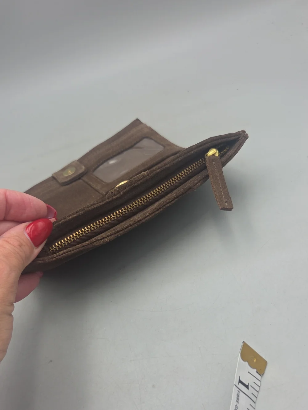 KJC Suede Wallet Leather Suede
